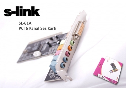 S-LINK SL-61A 6 CHANNEL PCI SES KARTI
